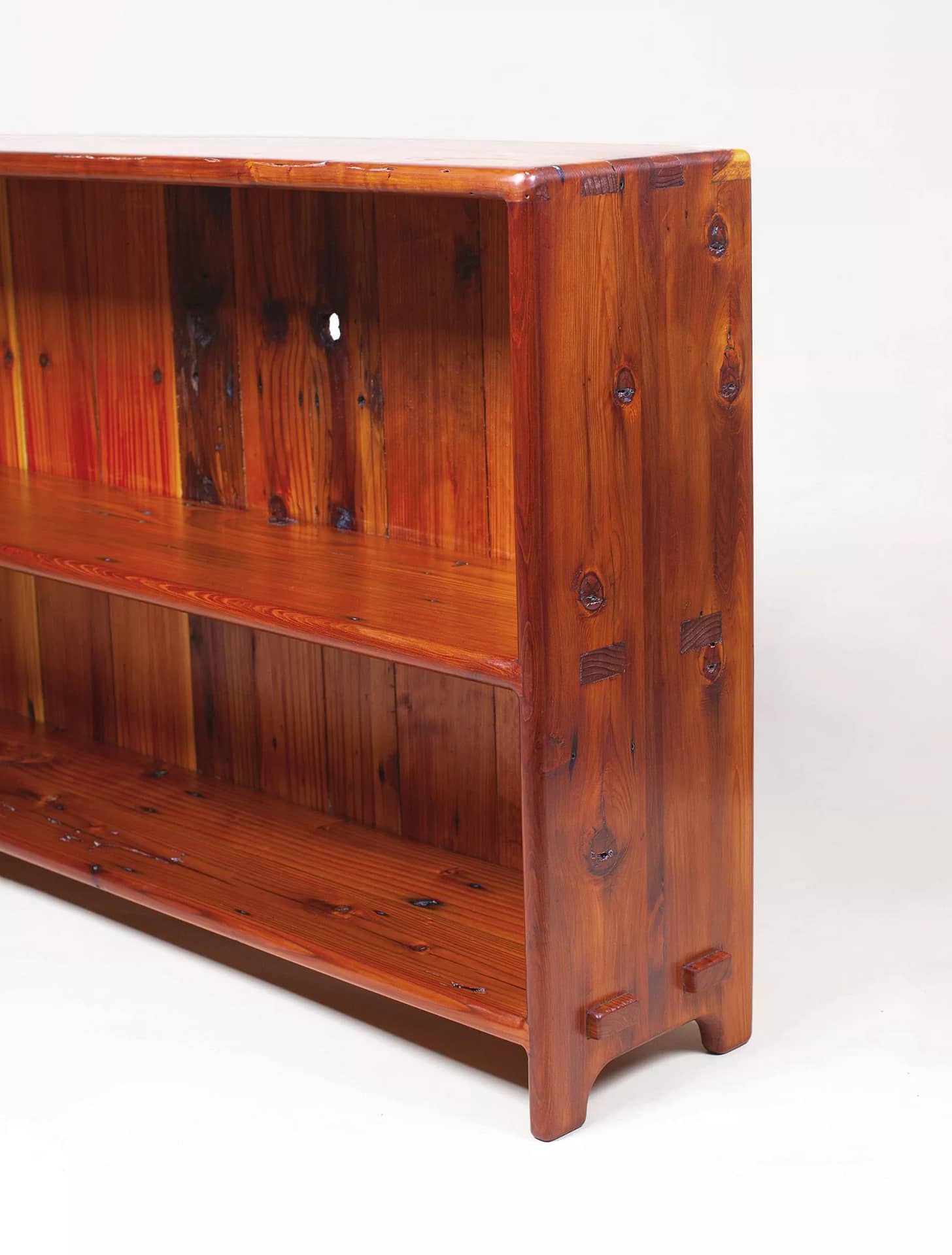 Red clearance wood bookcase