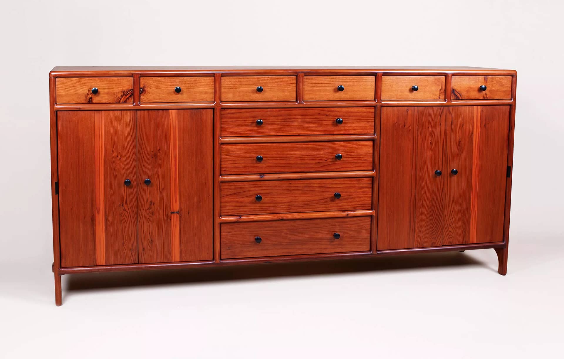 Red online wood sideboard